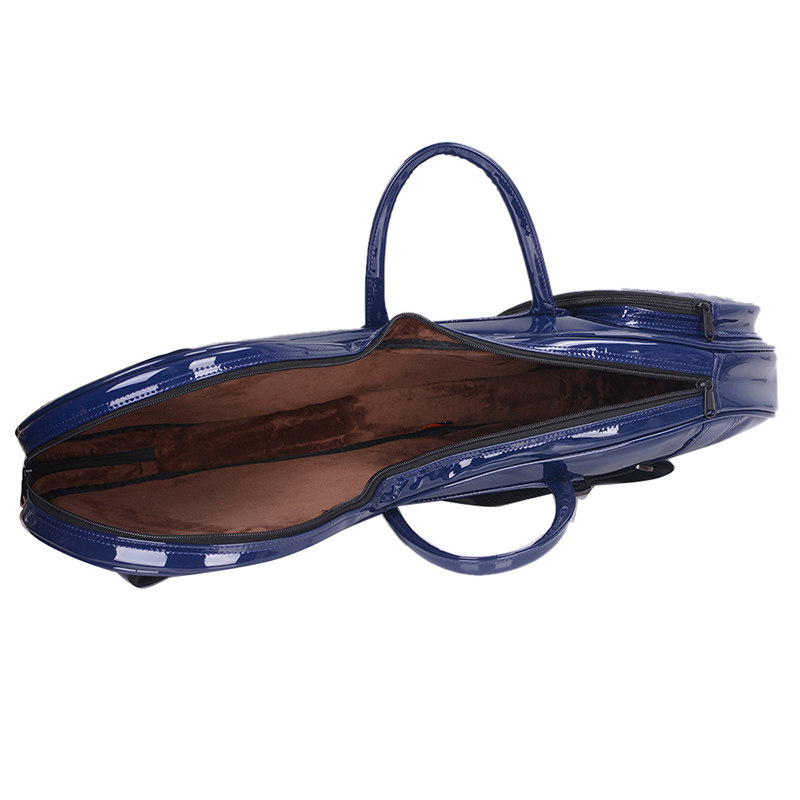 柳琴包原创漆皮亮面柳琴袋防水便携式加厚海绵柳琴套手提双肩背包