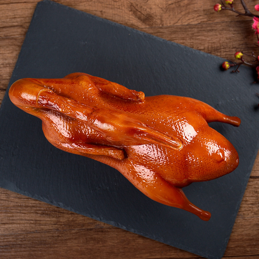 仿真老北京烤鸭模型盐水鸭假板鸭鸭子卤味熟食仿真果蔬