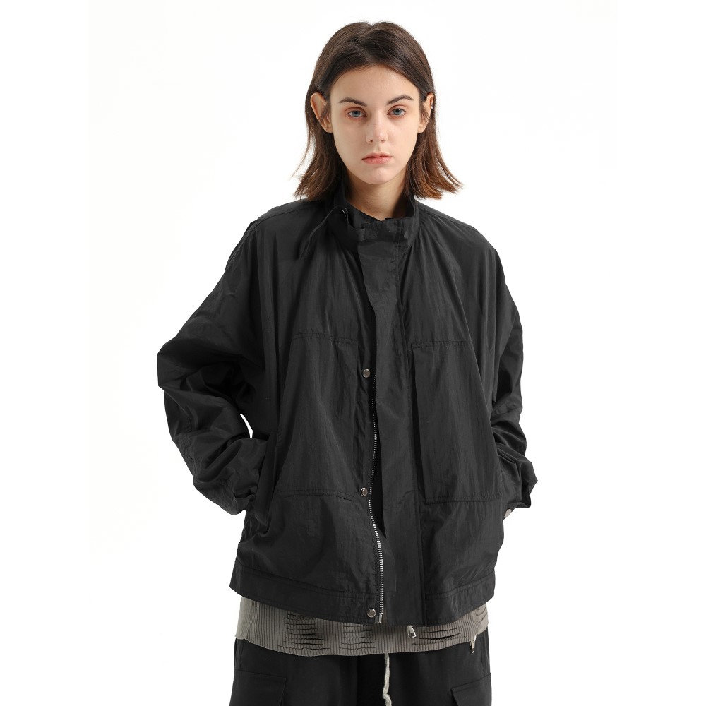 The Night Circus山本耀司风裁剪大口袋夹克秋季立领冲锋衣男外套