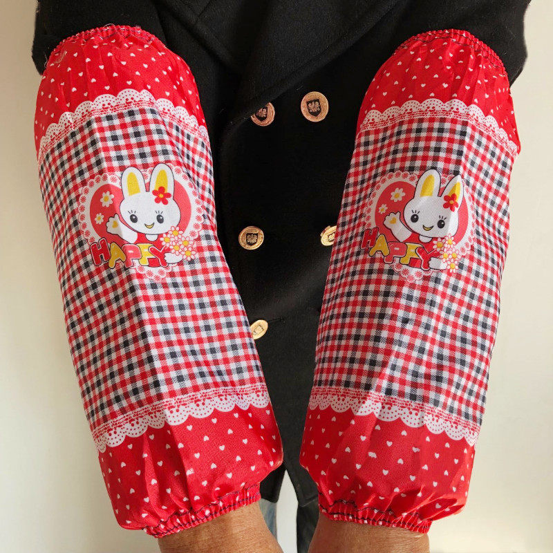 秋冬季袖套学生套袖女长款护袖可爱韩版袖头男防污成人办公工作护