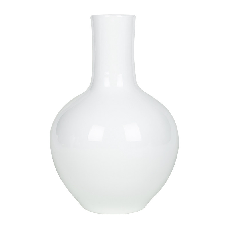 造物空间陶瓷白胎花瓶天球明清古典台面摆件模型制作工具