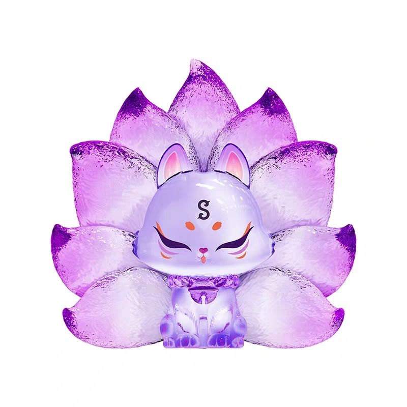 正版上古九狐修仙系列盲盒九尾狐手办公仔可爱潮玩盲盒