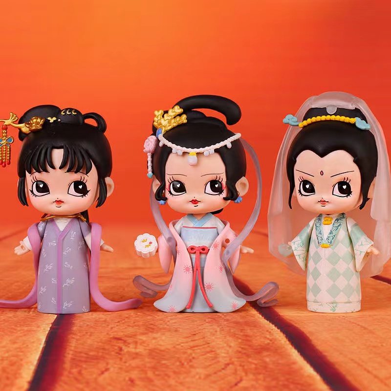 正版酷夫红楼梦盲盒chynee开辟鸿蒙中国国风手办潮玩盲盒