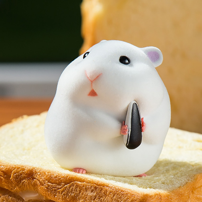 正版空想造物植绒吃货仓鼠盲盒可爱网红呆萌潮玩盲盒