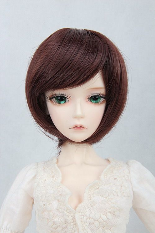 bjd娃娃假发短发3分4分6分高温短毛sdbjd娃娃