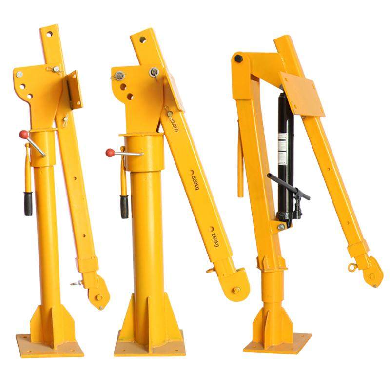 车载吊机1吨12v24v货车吊机家用液压悬臂吊小型升降吊运机起重机