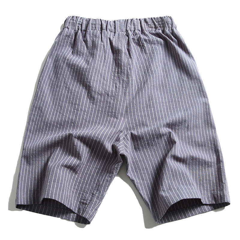 新款男士纯棉五分裤男短裤宽松睡裤运动裤短裤居家裤松紧腰大裤衩