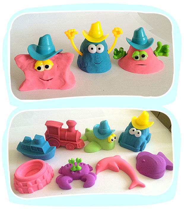 太空玩具动力沙魔力魔法沙儿童彩沙子不干不硬彩泥