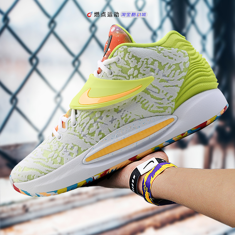 nikekd14ep耐克杜兰特14代实战男子中帮减震篮球鞋