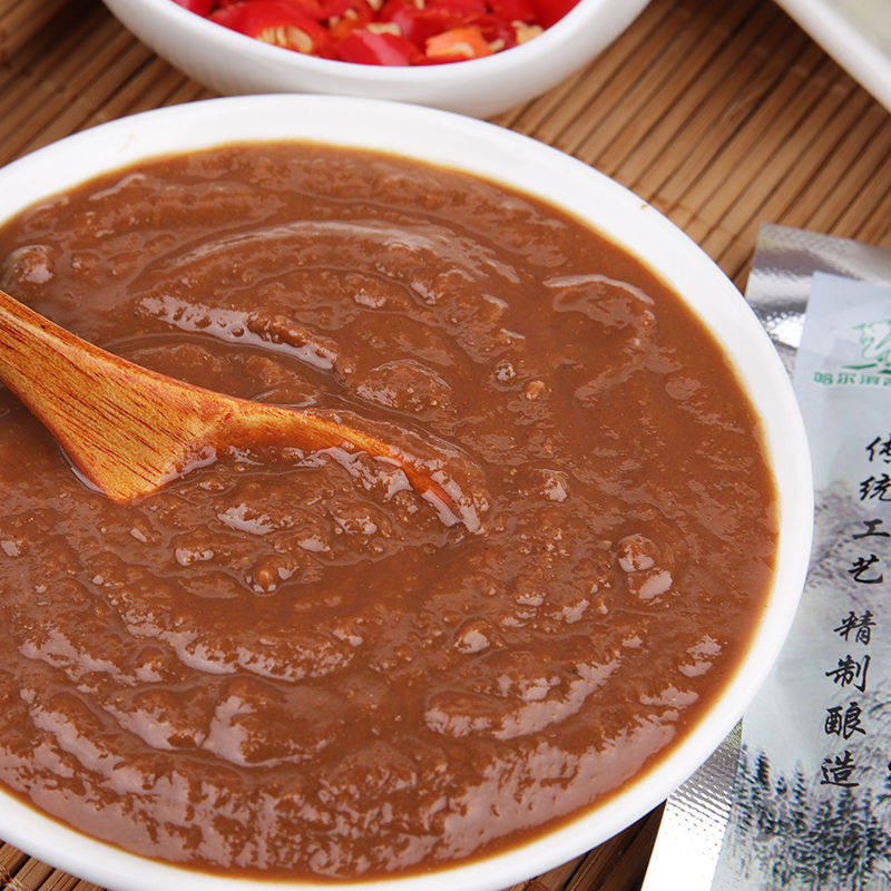 方通大5袋100g手工农家自制东北北大臭大酱黄酱类调料