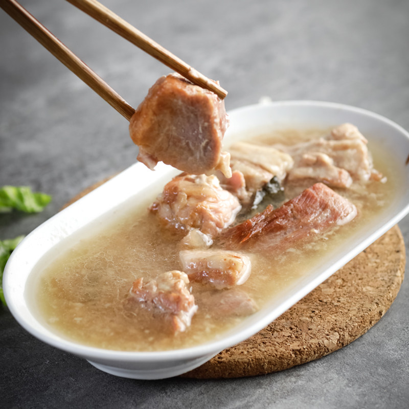猪肉罐头恒一清蒸550g午餐肉下饭菜方便清淡肉制品