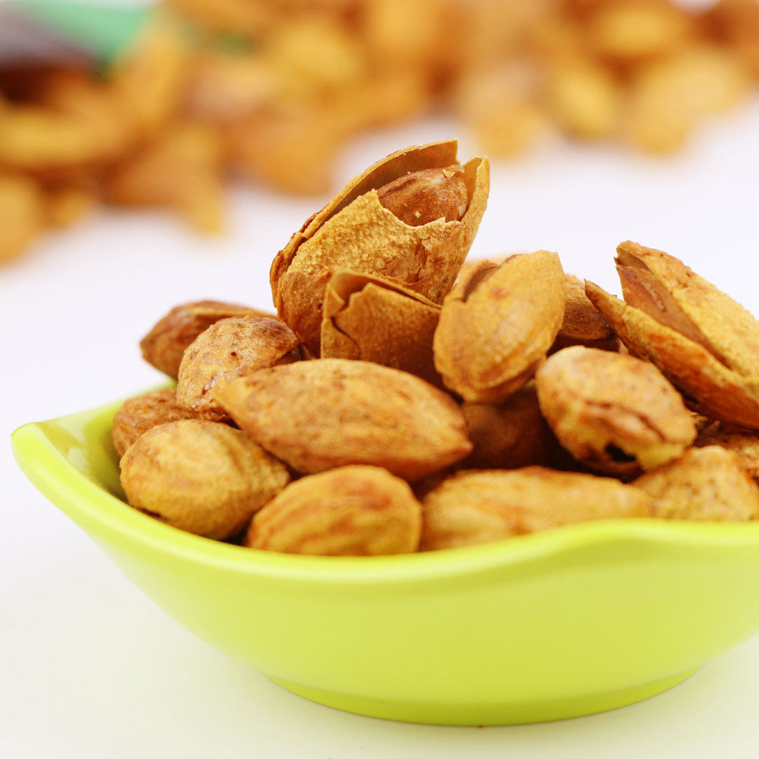 新疆喀什纸皮巴旦500g新货手剥薄壳盐焗巴达杏仁