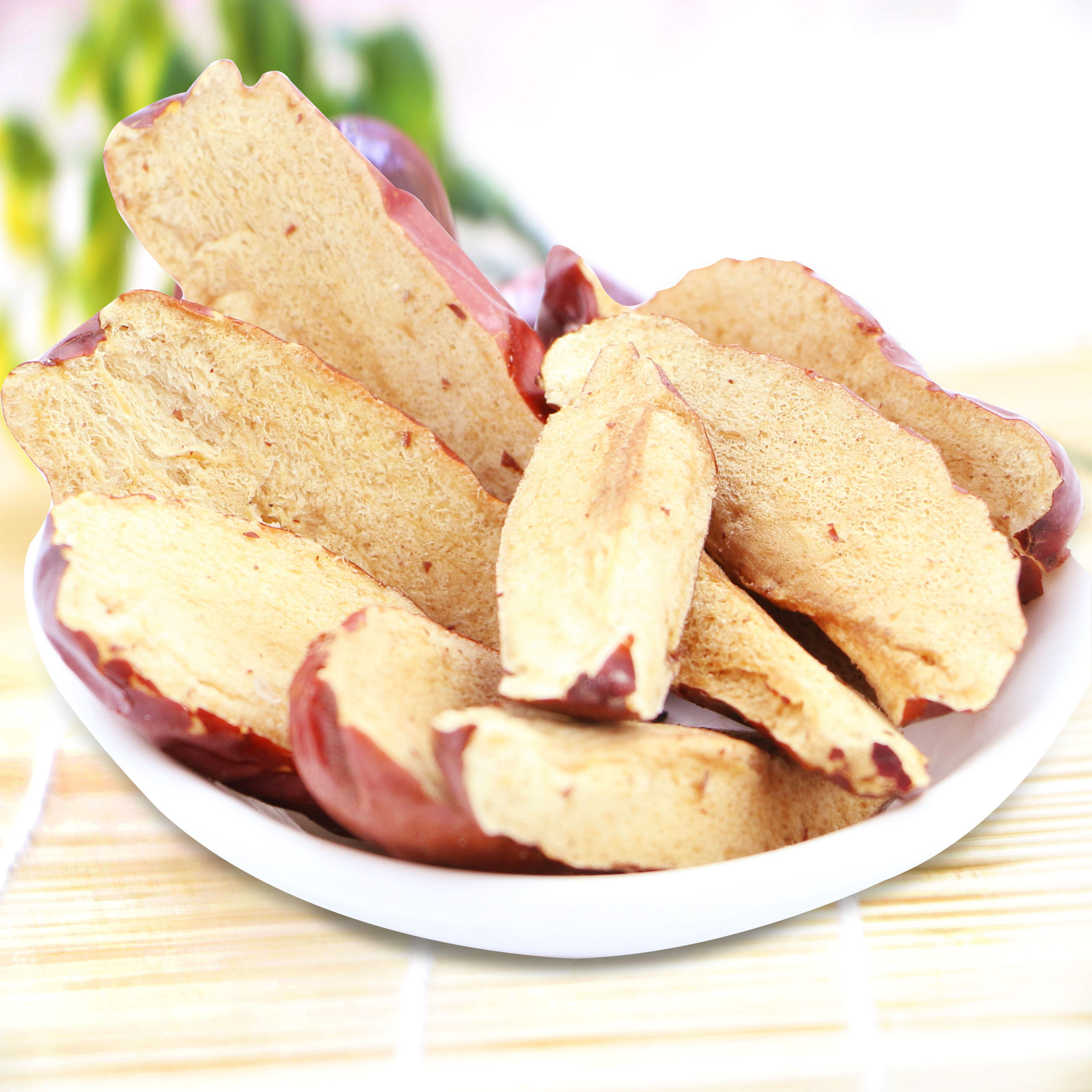 新疆和田红枣片500g脆枣片无核枣干枣红枣条脆枣干熬粥泡茶干枣片