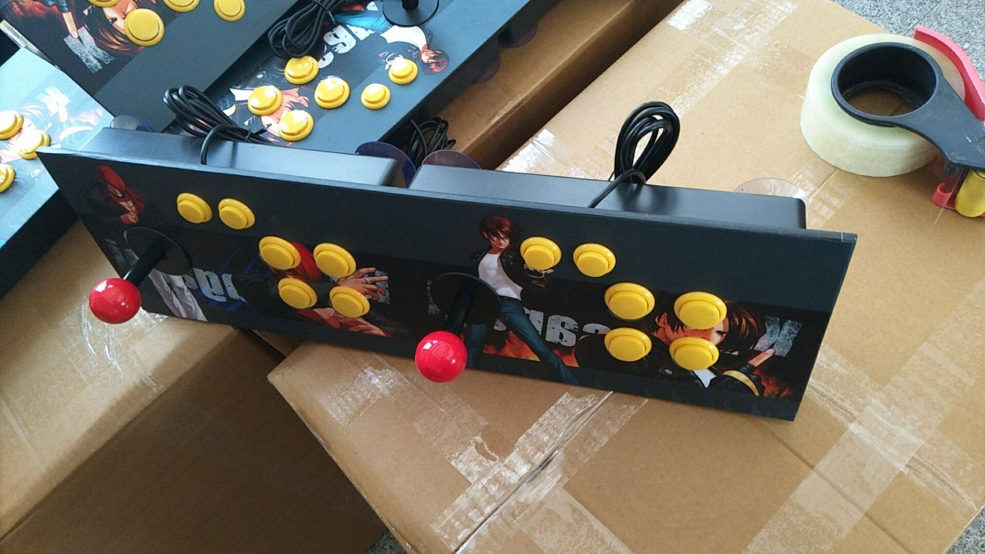 摇杆街机迷你双人双打游戏机手柄usb电脑格斗摇杆