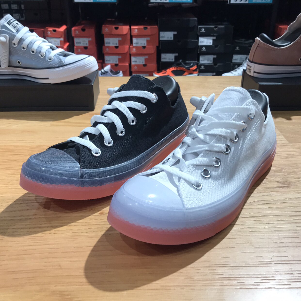 converse匡威cx超轻透明果冻休闲低帮帆布布鞋帆布鞋