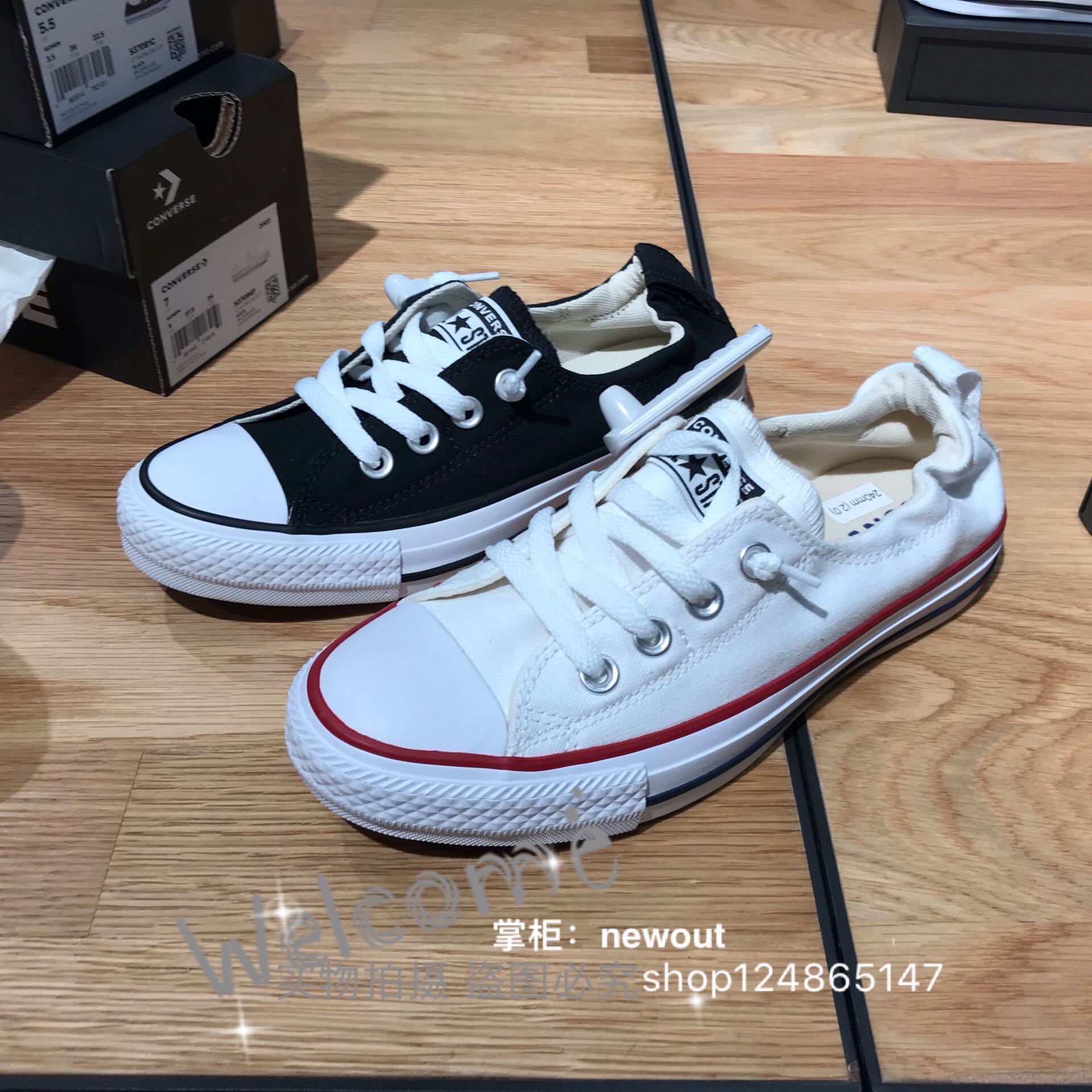 converse匡威新款一脚脚蹬松紧后跟休闲帆布布鞋帆布鞋