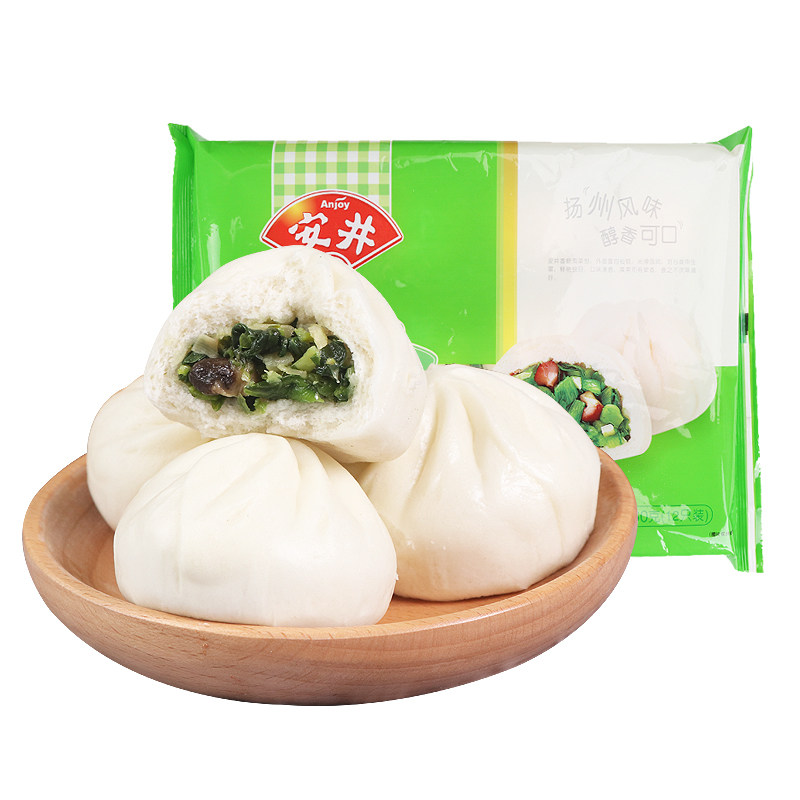 安井香菇素菜360g12个营养早餐早点速冻包子包点