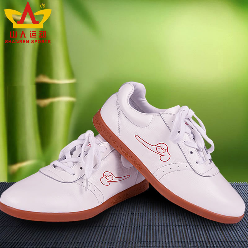 秋冬太极山人运动牛皮牛筋男女真皮太极拳武术练功太极鞋