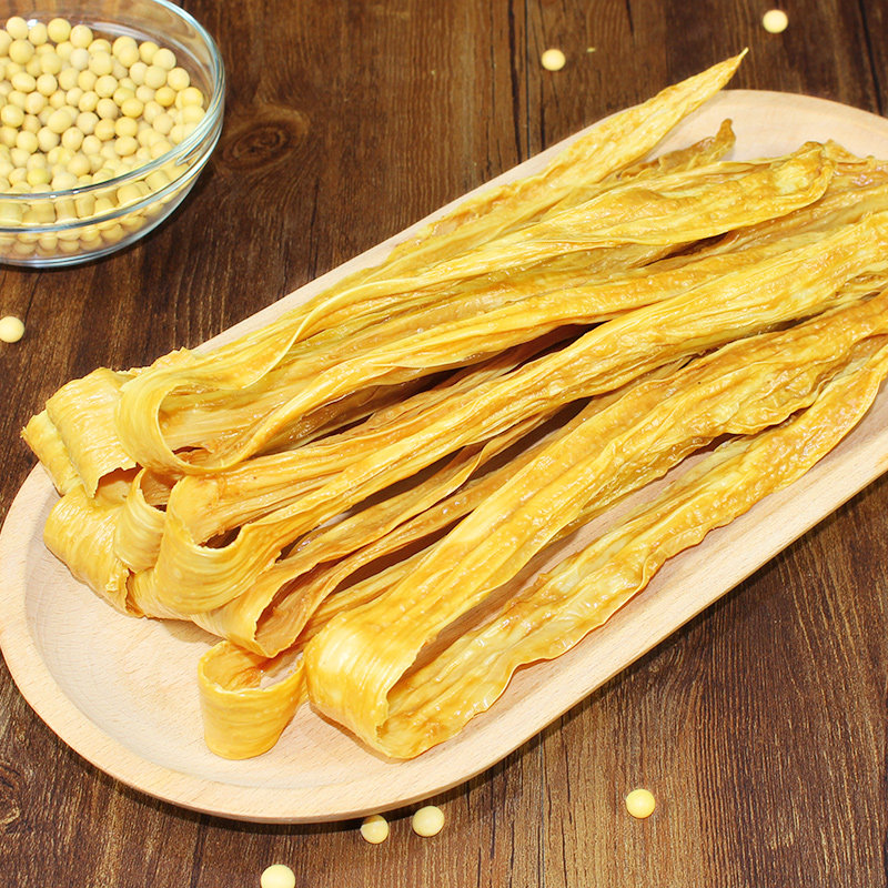 腐竹手工农家支竹凉拌拌菜和平豆腐皮客家黄豆其它干货