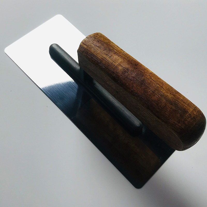 高级加厚不锈钢批刀圆角抹刀硅藻泥抹泥板艺术抹泥刀