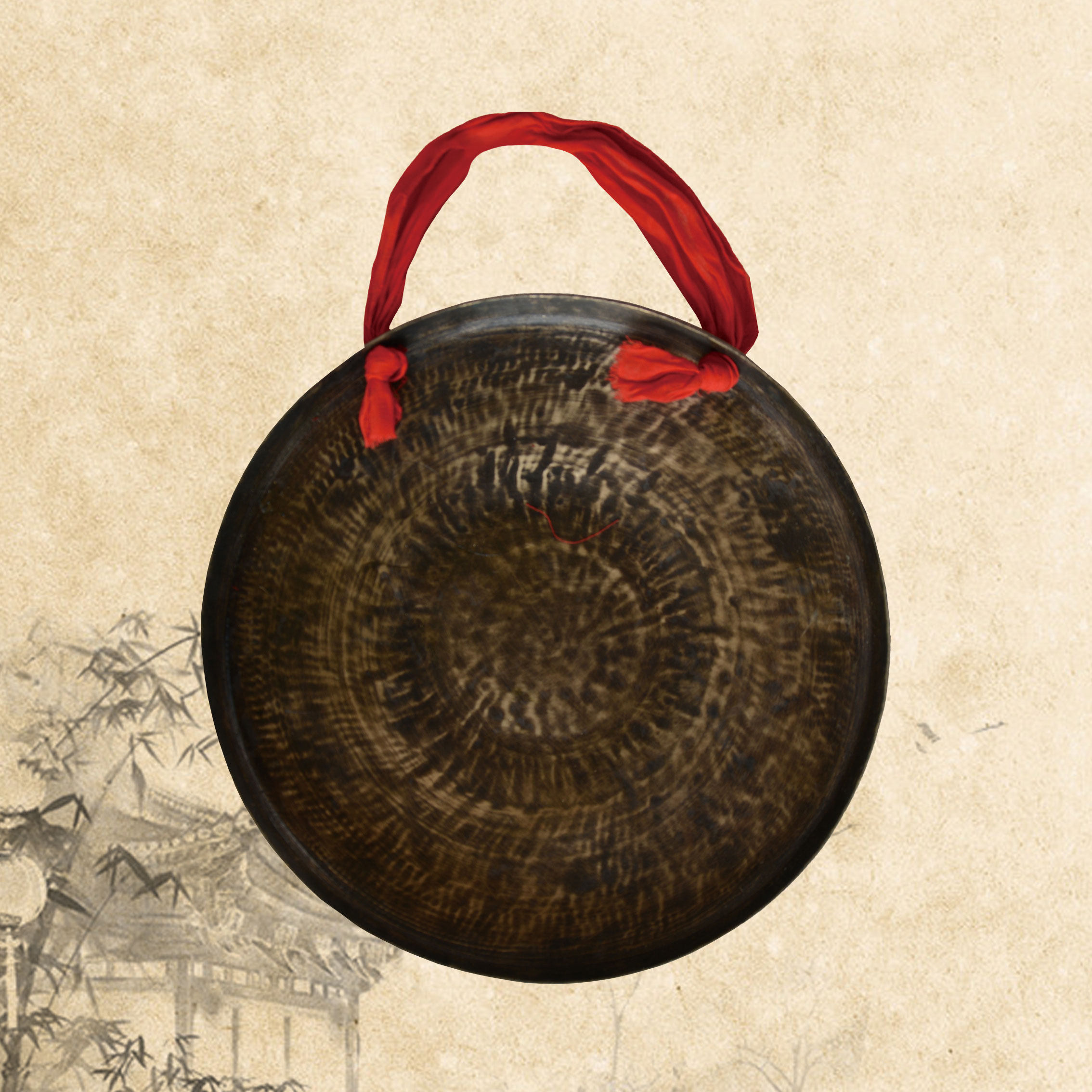 大苏精品青铜铜锣乐器大手28公分小苏戏剧专用苏锣