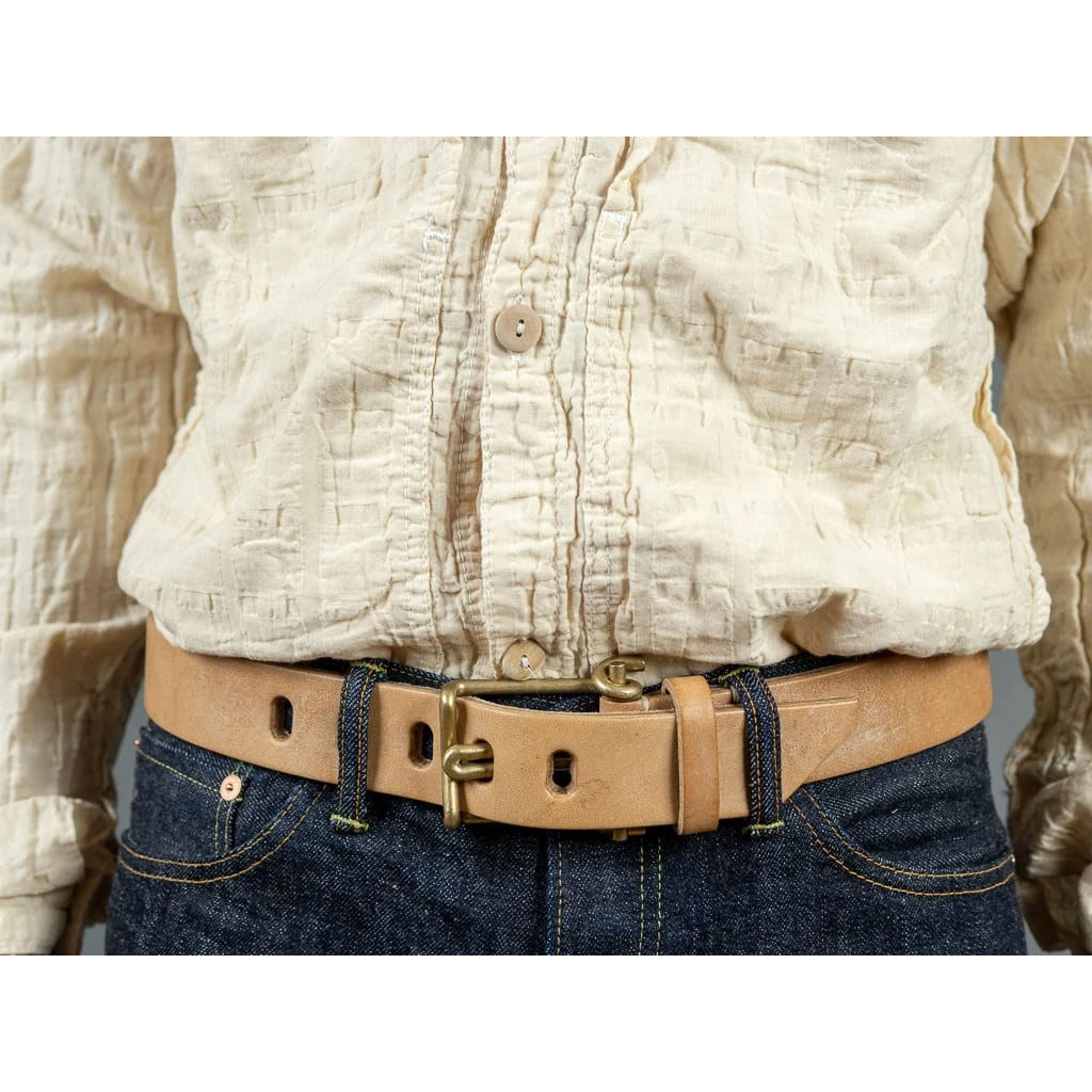 手工制tender优质马缰皮革腰带oakbarkleatherten200腰带