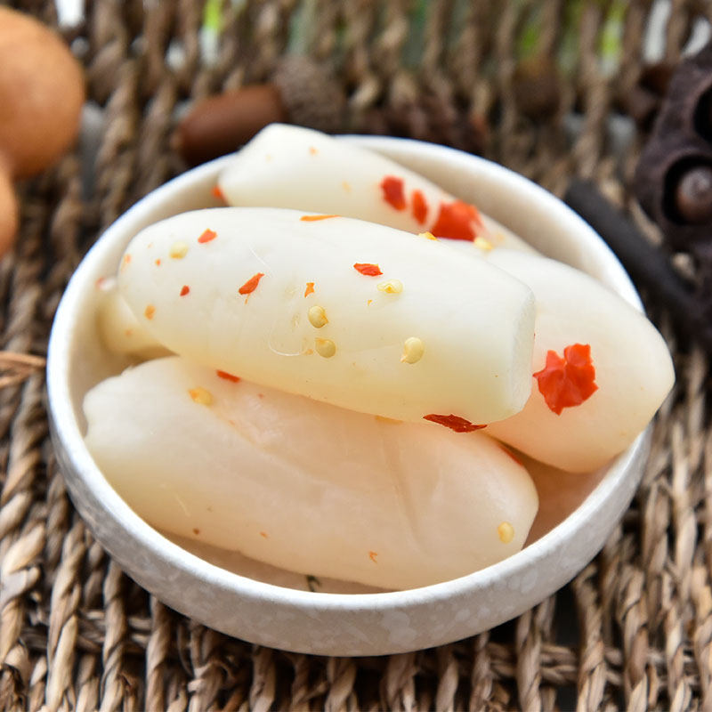 广西酸野特产泡萝卜 酸料水果酸辣靖西甜酸珍珠萝卜仔 200gx4包