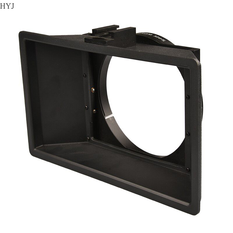 遮光专业轻型镜头斗微单反相机罩挡光板支持4x4遮光罩