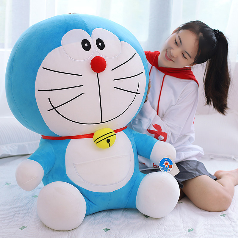 哆啦a梦公仔叮当猫毛绒玩具机器猫多啦a梦蓝胖子可爱睡觉抱枕女生