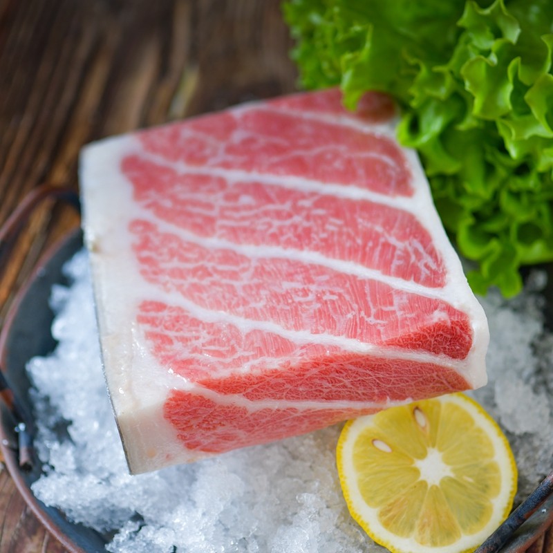 蓝旗大腹金枪鱼刺300g大脂大腩大肥otoro低温金枪鱼