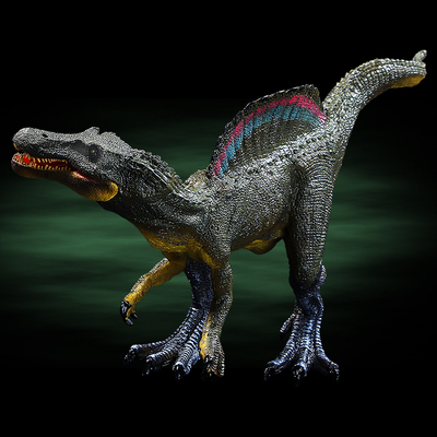 侏罗纪恐龙世界仿真棘龙模型儿童动物玩具大号实心棘背龙男孩礼物