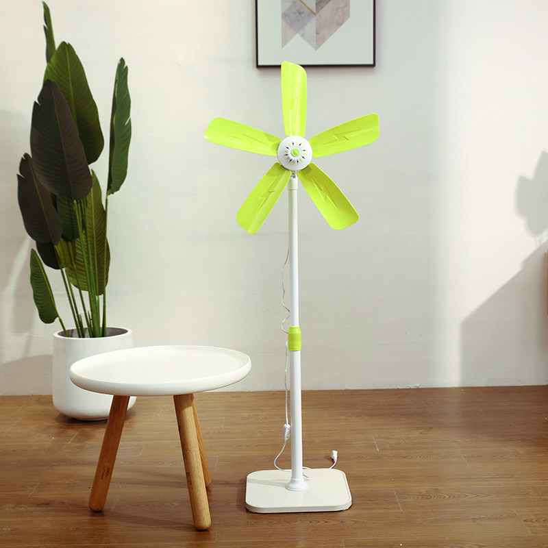 张力落地扇家用小型立式风扇学生宿舍小风扇夹扇台式静音五叶伸缩