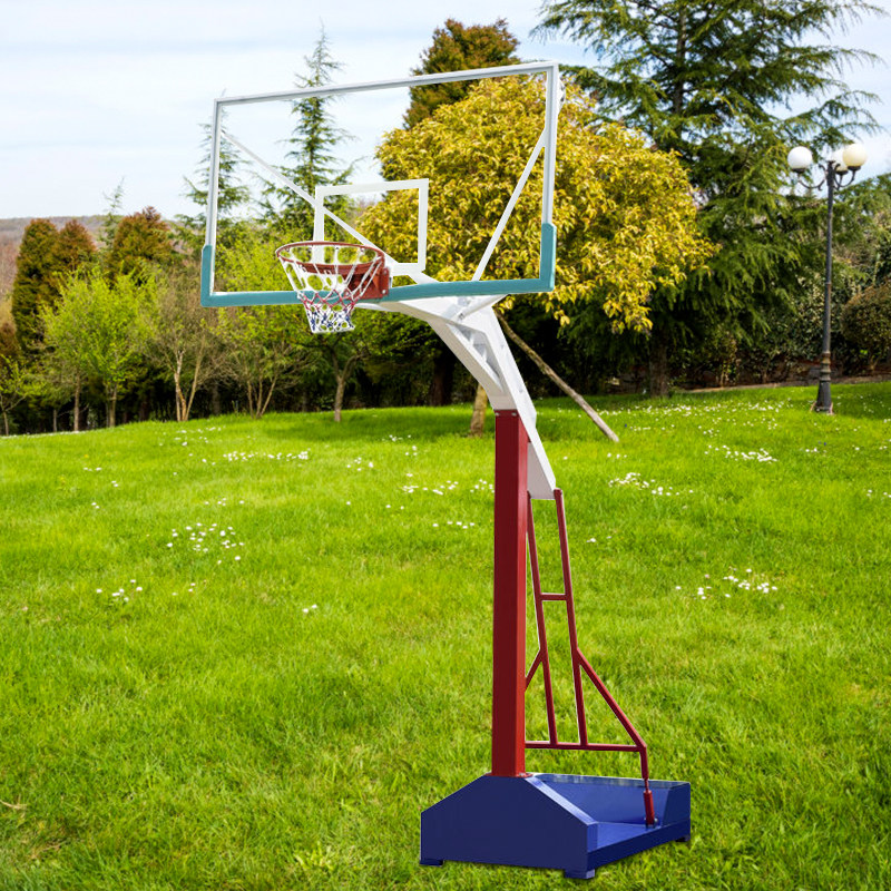 标准移动篮板室外成人户外学校比赛落地式球架篮球架
