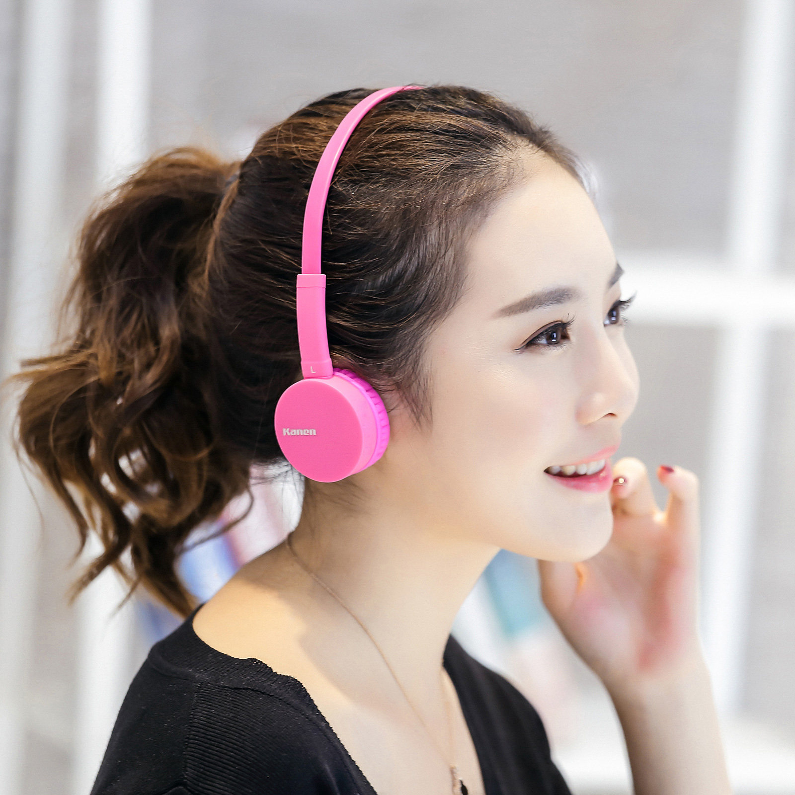 手机全民k歌录音耳机头戴式重低音音乐耳麦 3.5mm接口手机通用