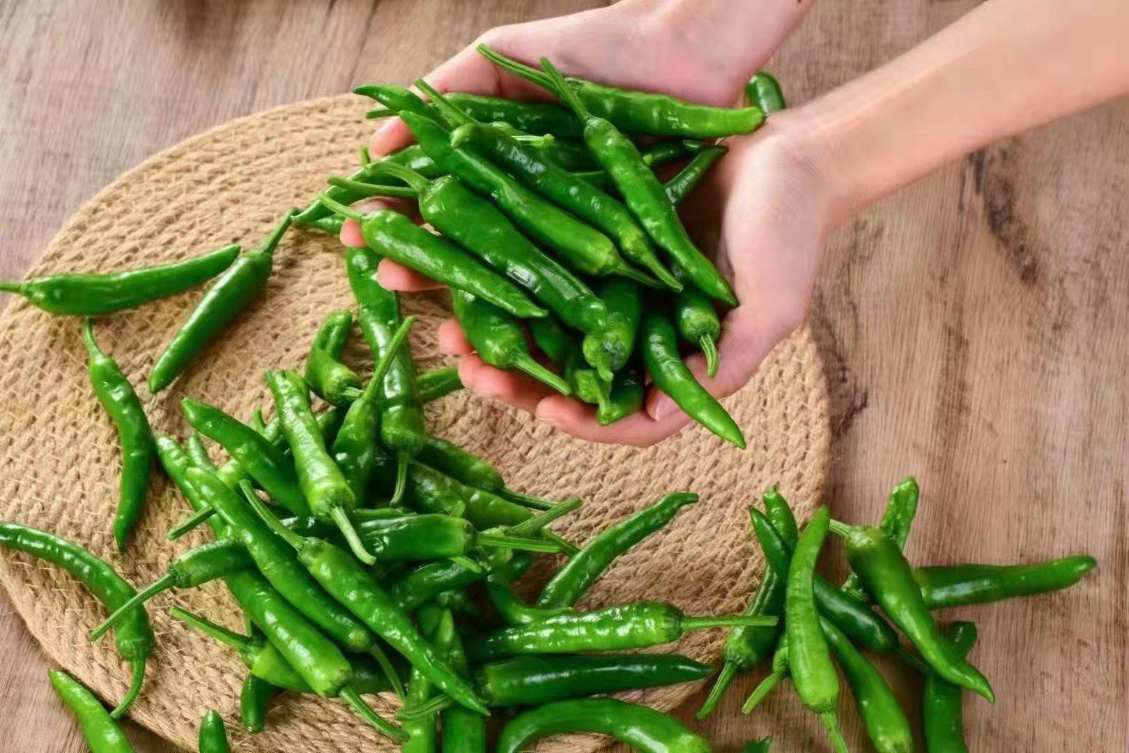 湖南小辣椒小青椒特产专卖本地辣椒软糯香脆十斤辣椒