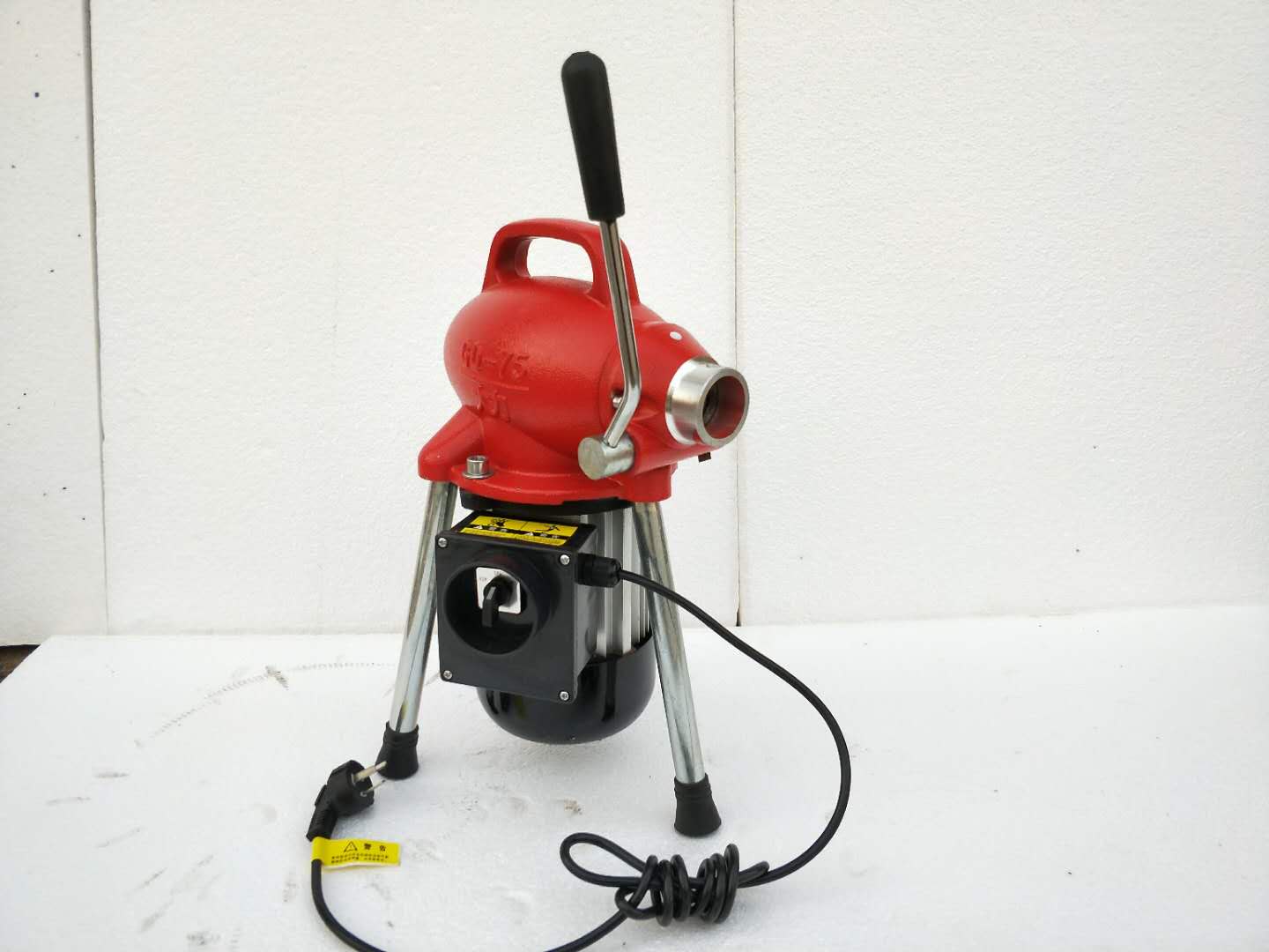 大力神gq-75电动管道疏通机专业下水道工具马桶疏通神器管道疏通器
