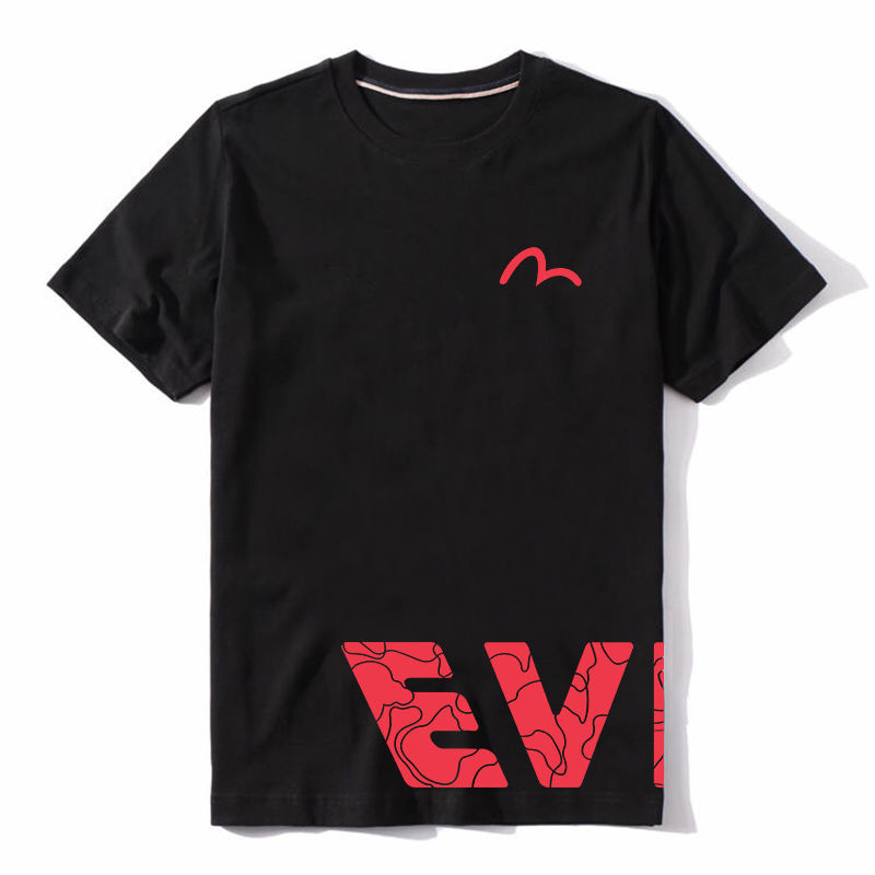 重磅纯棉福神短袖T恤21SS海鸥标志印花宽松潮牌港风陈冠希同款t恤