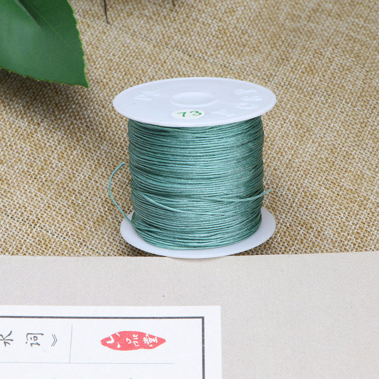 73号玉线编织线材0.6mm71半玉绳穿珠蜜手链项链绳