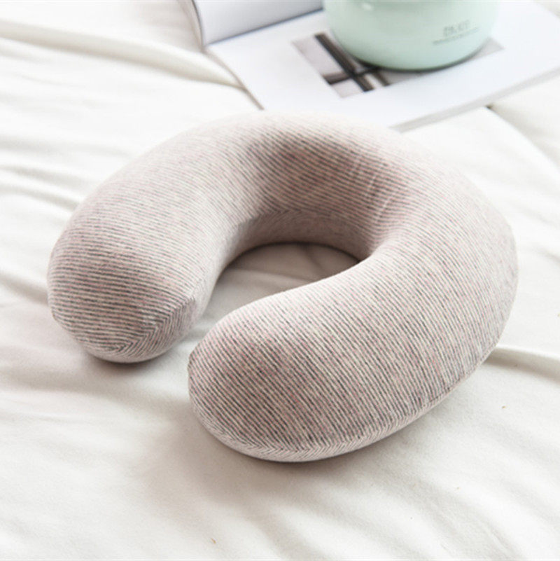 慢回弹u型护颈枕头旅行枕趴睡枕头可拆洗学生记忆棉颈椎枕午睡枕- 步