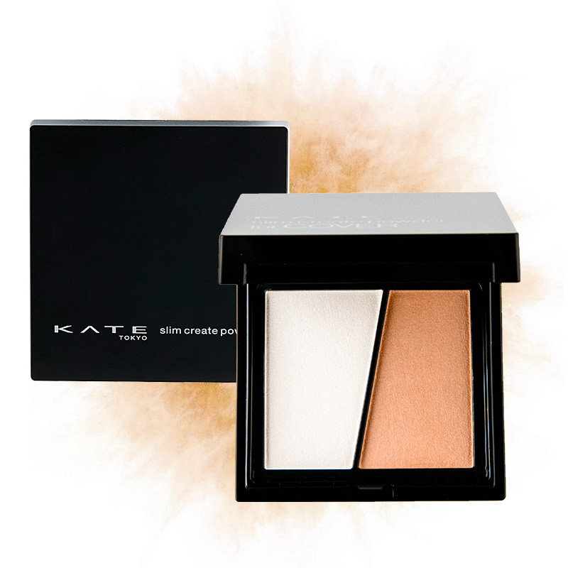 日本嘉娜宝kate双色修容粉饼高光粉阴影粉侧影防水防汗瘦脸初学者