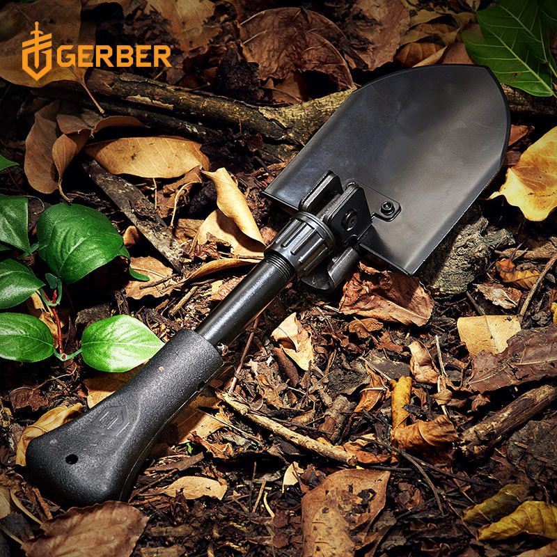 美国gerber戈博户外折叠家用车载工兵铲小铲子工兵铲