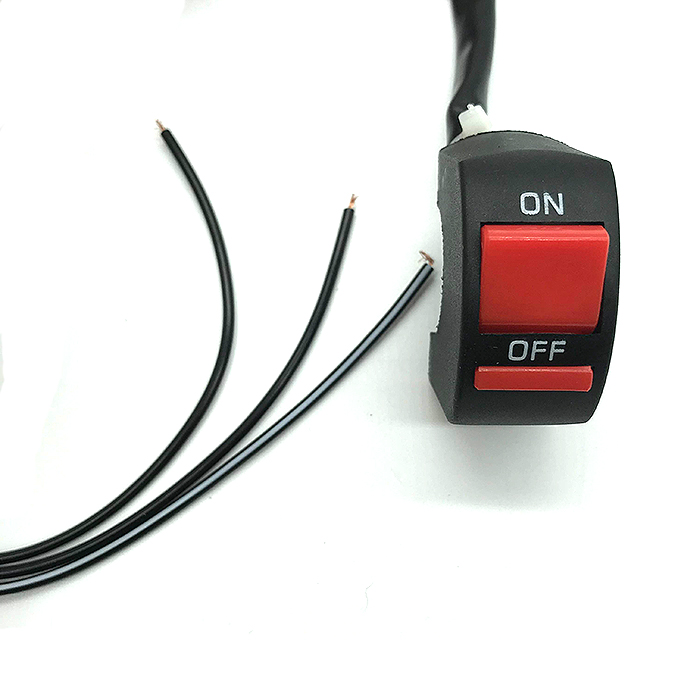 开关摩托车电动车改装双闪断电大灯按钮总成防水电动车开关