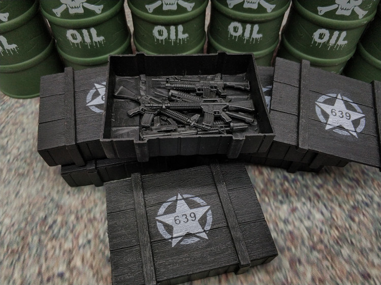 枪盒模型手办figma7寸6寸箱子弹药武器装备兵人专区