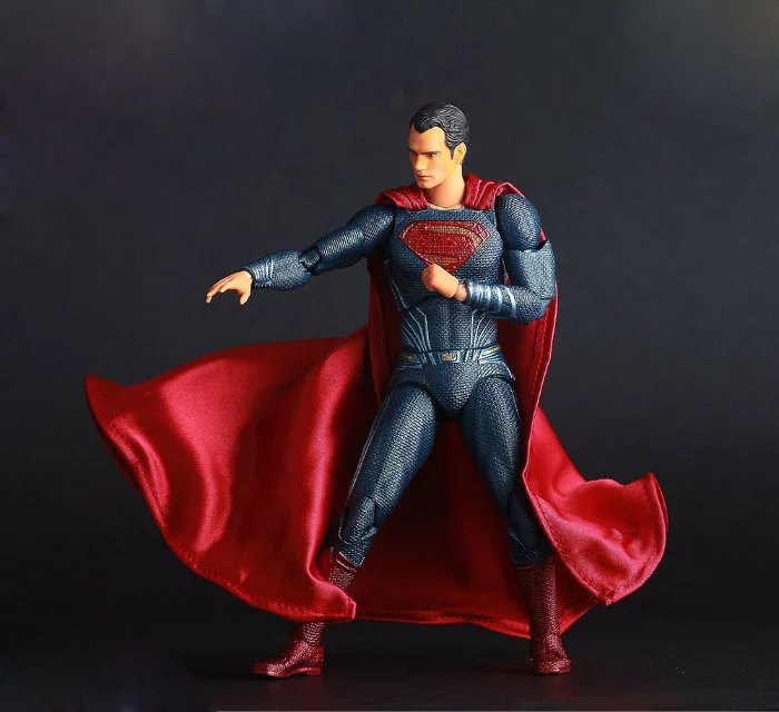 mafex模型手办人偶可动关节披风超人联盟正义潮玩盲盒