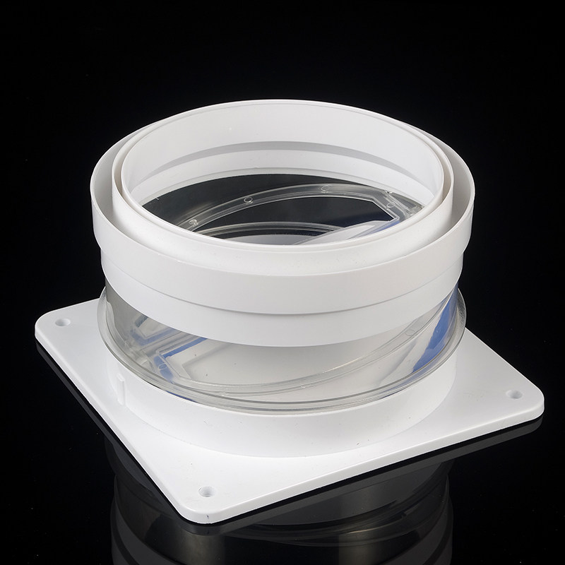 油烟机止逆厨房专用止回阀公共烟道排烟烟管卫生间止回阀