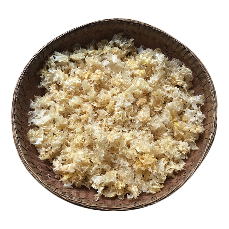 精选椴木银耳碎片优质天然白木耳干货通江野生糯雪耳碎半斤