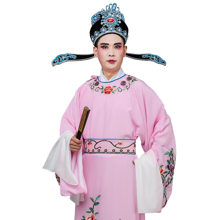 戏曲京剧豫剧黄梅戏越剧古装舞台演出服装公子书生才子圆领小生衣