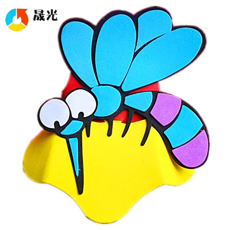 昆虫头饰动物蜘蛛蟋蟀蚊子螳螂苍蝇荧火虫蜈蚣头套幼儿园表演道具