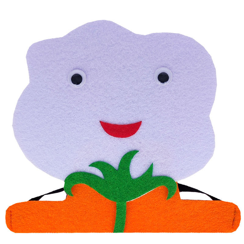 棉花花姑娘头饰小动动物青蛙燕子啄木鸟瓢虫头套聚会装饰帽子