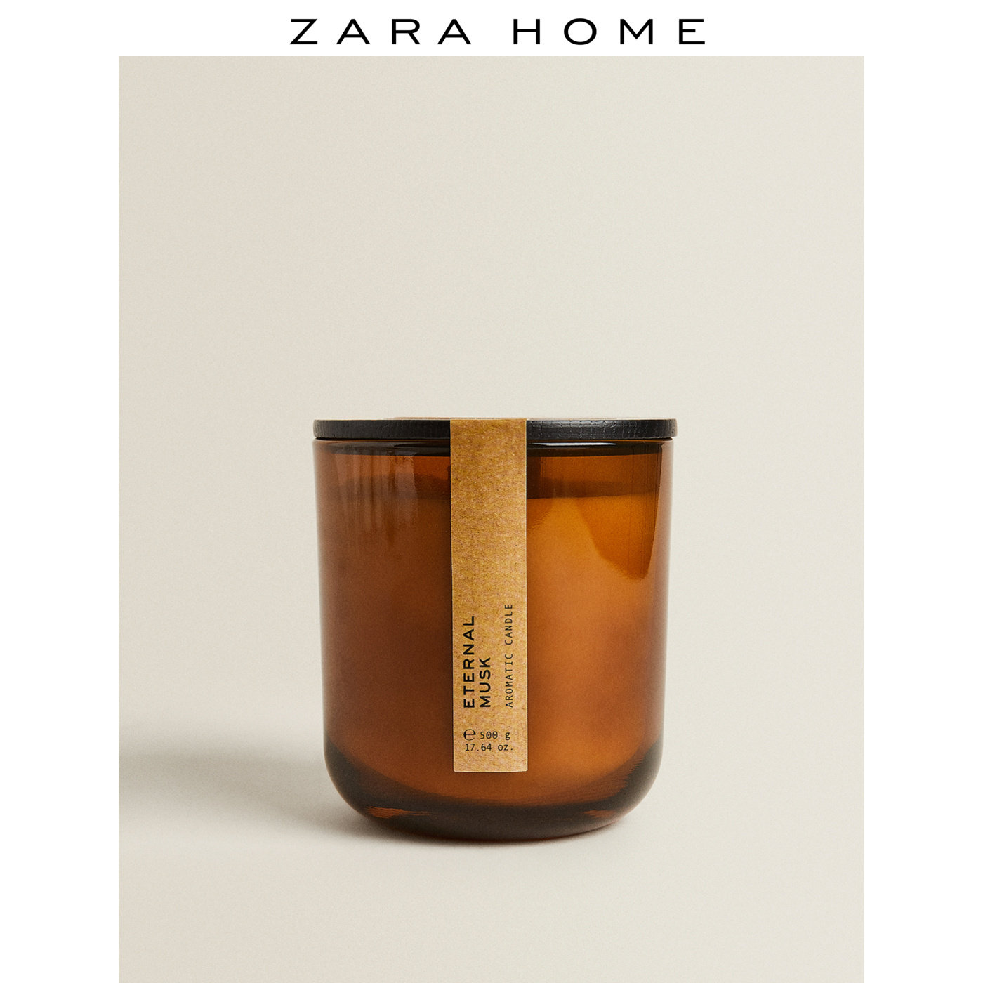 zarahomeeternalmusk系列香氛蜡烛500克香薰蜡烛